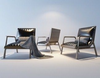 现代沙发椅3D模型下载