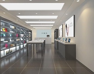 现代手机店3D模型下载