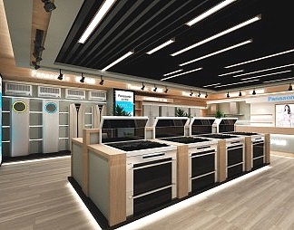 现代专卖店3D模型下载