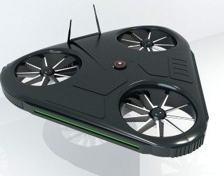 现代无人机3D模型下载