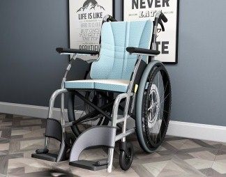 现代轮椅3D模型下载