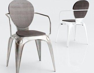 工业LOFT餐椅3D模型下载