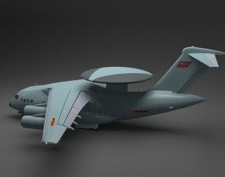 现代飞机3D模型下载