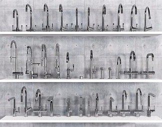 现代水龙头3D模型下载