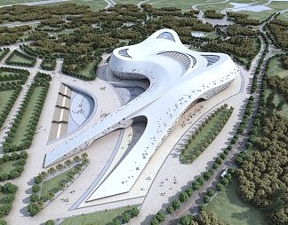 现代建筑3D模型下载