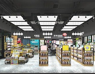 现代化妆品店3D模型下载