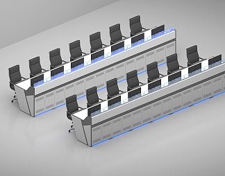 现代主席台3D模型下载