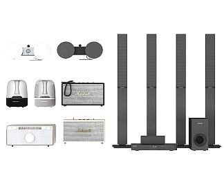 现代音响3D模型下载