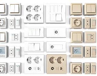现代开关3D模型下载