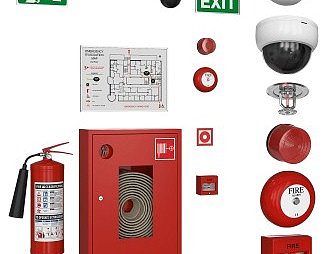 现代消防箱3D模型下载