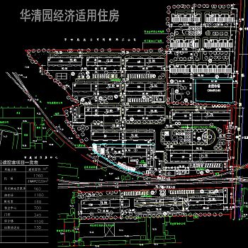 华清园小区规划总图