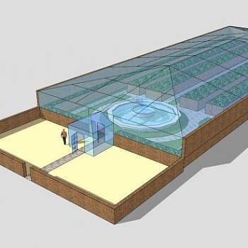 蔬菜大棚sketchup模型下载_sketchup草图大师SKP模型