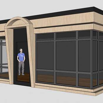 欧式阳光房空间SU模型下载_sketchup草图大师SKP模型