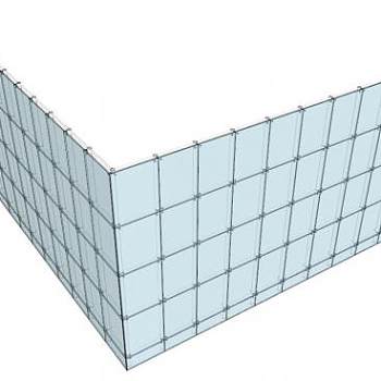 幕墙su模型下载_sketchup草图大师SKP模型