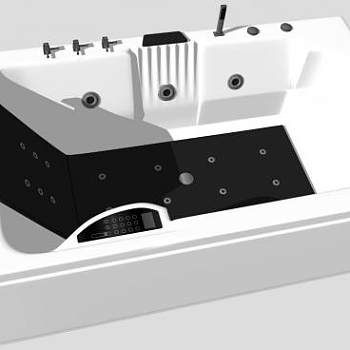 浴缸su模型下载_sketchup草图大师SKP模型