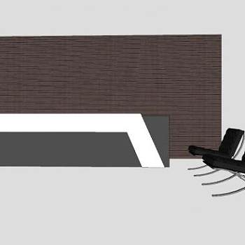 接待台前台SU模型下载_sketchup草图大师SKP模型
