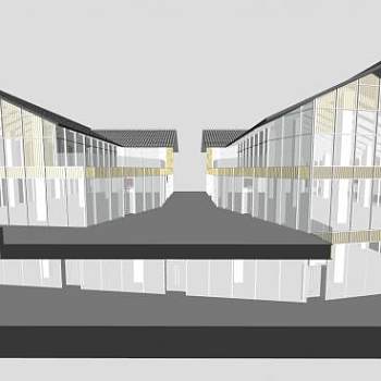 成都远洋太古里su模型下载_sketchup草图大师SKP模型