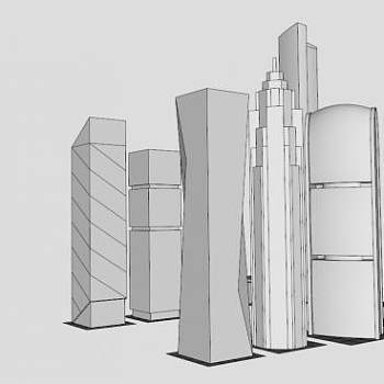 北京中信大厦su模型下载_sketchup草图大师SKP模型