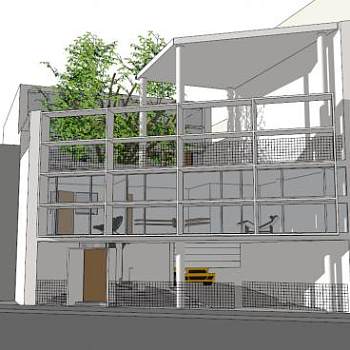 勒柯布西耶su模型下载_sketchup草图大师SKP模型