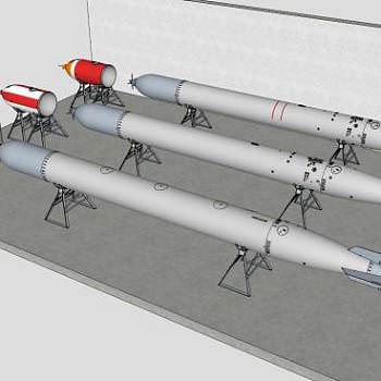 德国鱼雷的SKP模型素材_su模型下载 草图大师模型_SKP模型