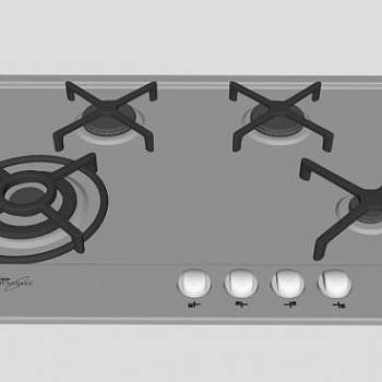 厨房煤气炉su模型下载_sketchup草图大师SKP模型