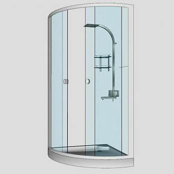 直淋式淋浴su模型下载_sketchup草图大师SKP模型