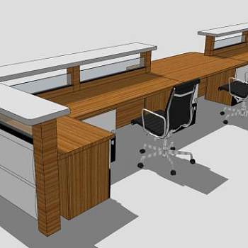 前台座椅su模型下载_sketchup草图大师SKP模型