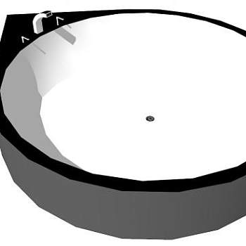 洗衣盆su模型下载_sketchup草图大师SKP模型