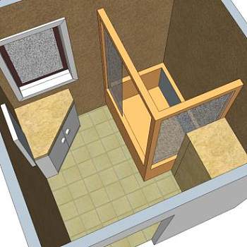 临时更衣室su模型下载_sketchup草图大师SKP模型