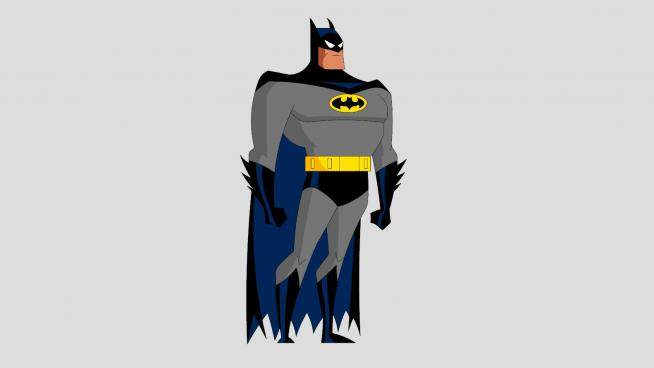 卡通人物蝙蝠侠SU模型下载_sketchup草图大师SKP模型