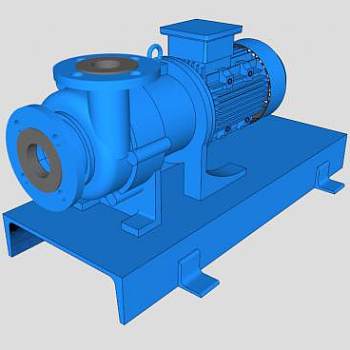 磁驱动离心泵SU模型_su模型下载 草图大师模型_SKP模型