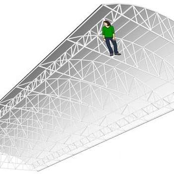 刚结构顶棚su模型下载_sketchup草图大师SKP模型