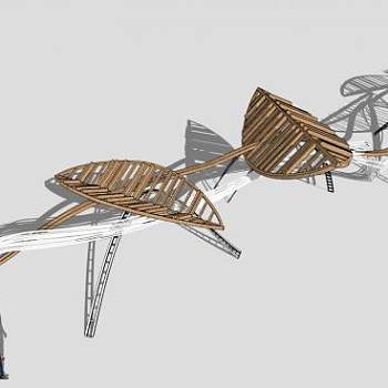 叶子造型su模型下载_sketchup草图大师SKP模型