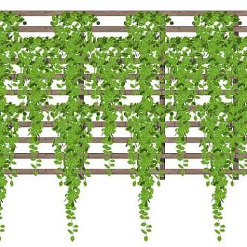 绿墙su模型下载_sketchup草图大师SKP模型
