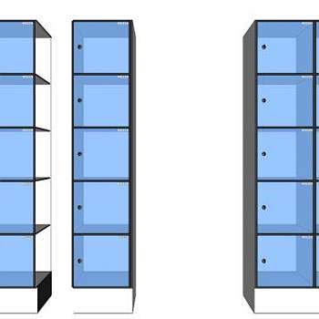 电子寄存柜su模型下载_sketchup草图大师SKP模型
