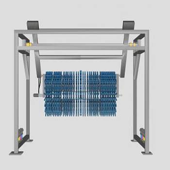 洗车店自动洗车设备SU模型_su模型下载 草图大师模型_SKP模型