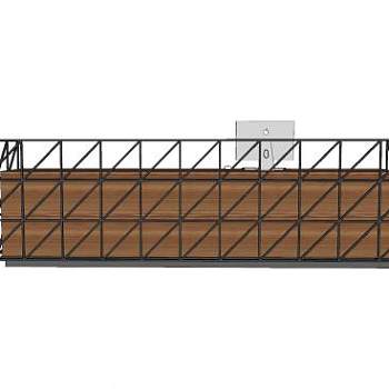 现代工业风接待台SU模型下载_sketchup草图大师SKP模型