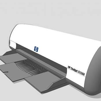 办公室里的小型打印机SKP模型设计_su模型下载 草图大师模型_SKP模型
