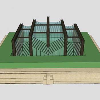 现代公园小品SU模型下载_sketchup草图大师SKP模型