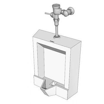 小便便器su模型下载_sketchup草图大师SKP模型