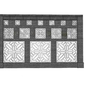 中式花窗景观墙SU模型下载_sketchup草图大师SKP模型