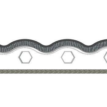 新中式简约波浪景墙SU模型下载_sketchup草图大师SKP模型