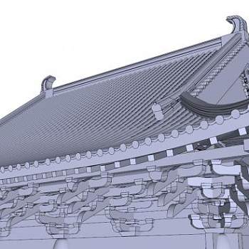 屋脊su模型下载_sketchup草图大师SKP模型