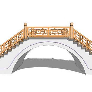 现代桥梁SU模型下载_sketchup草图大师SKP模型