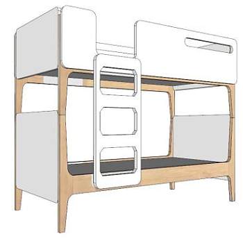幼儿园的床su模型下载_sketchup草图大师SKP模型