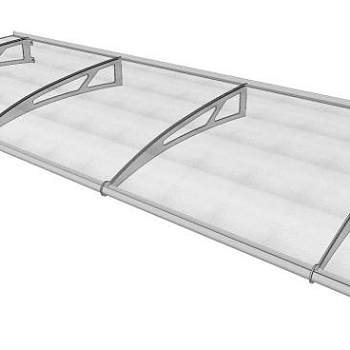 阳台玻璃雨棚su模型下载_sketchup草图大师SKP模型