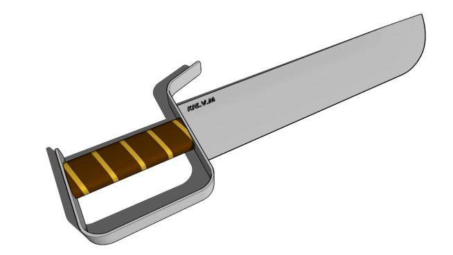 瑞士军刀小刀的SKP模型设计_su模型下载 草图大师模型_SKP模型