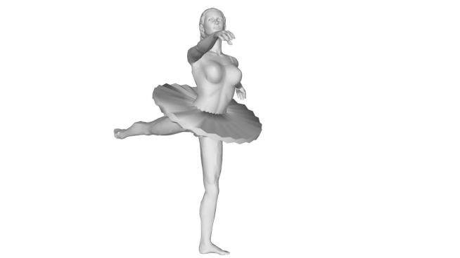 芭蕾舞su模型下载_sketchup草图大师SKP模型