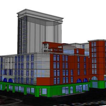 上海外滩建筑sketchup模型下载_sketchup草图大师SKP模型