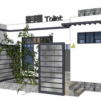 公厕sketchup模型下载_sketchup草图大师SKP模型
